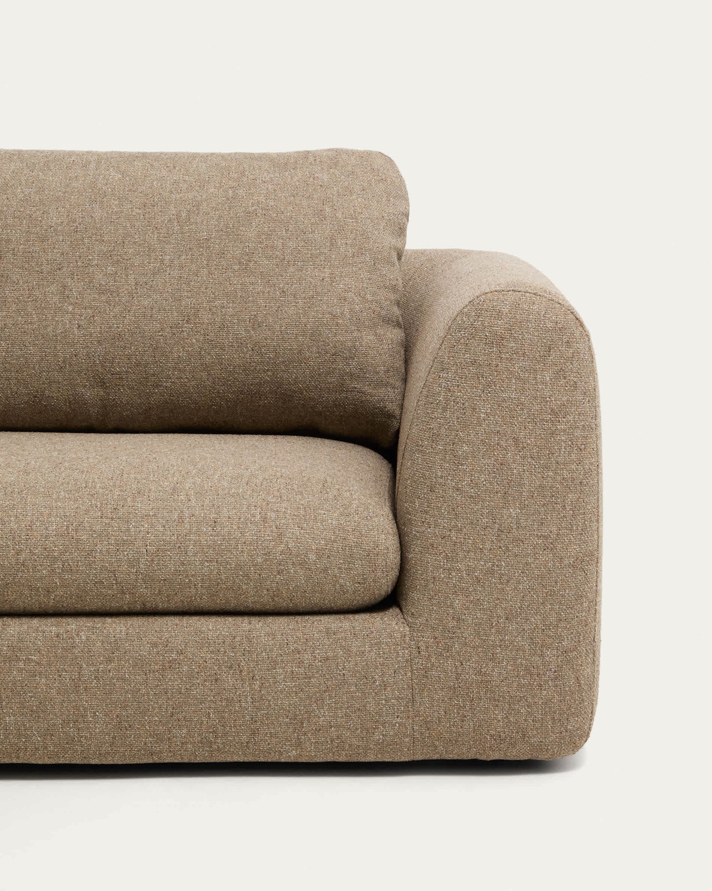 Divano Vera 3 posti con chaise longue sinistra marrone chiaro 232 cm FSC Mix Credit