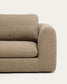Divano Vera 3 posti con chaise longue sinistra marrone chiaro 232 cm FSC Mix Credit