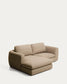 Divano Vera 3 posti con chaise longue sinistra marrone chiaro 232 cm FSC Mix Credit