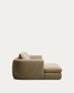Divano Vera 3 posti con chaise longue sinistra marrone chiaro 232 cm FSC Mix Credit