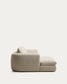 Divano Vera 3 posti con chaise longue sinistra beige 232 cm FSC Mix Credit