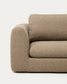 Divano Vera 3 posti con chaise longue destra marrone chiaro 232 cm FSC Mix Credit