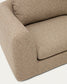 Divano Vera 3 posti con chaise longue destra marrone chiaro 232 cm FSC Mix Credit