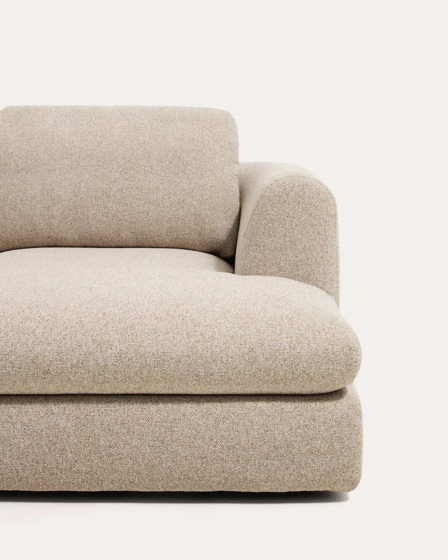 Divano Vera 3 posti con chaise longue destra beige 232 cm FSC Mix Credit