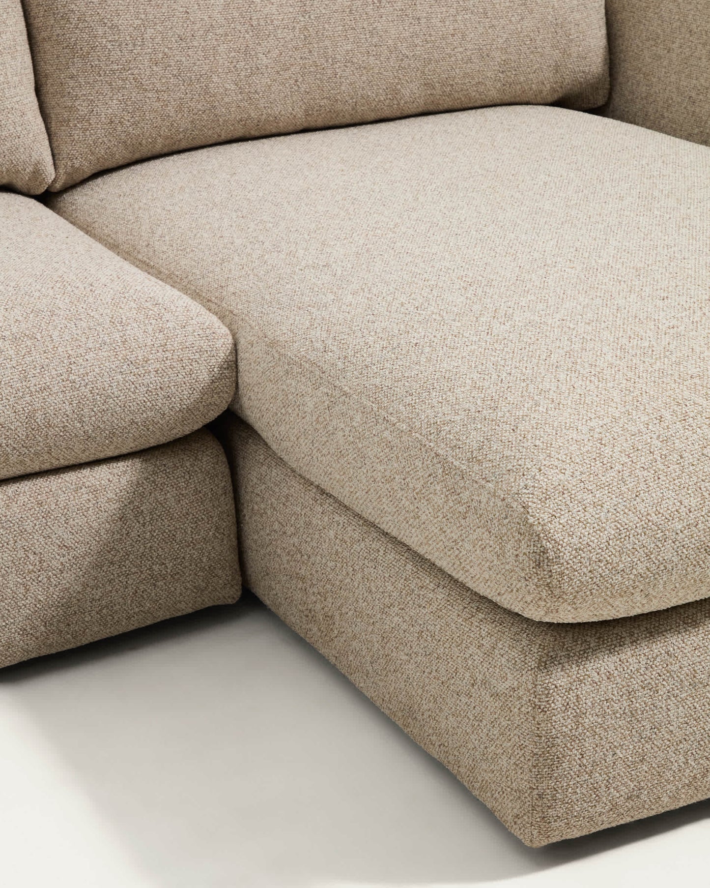 Divano Vera 3 posti con chaise longue destra beige 232 cm FSC Mix Credit
