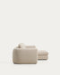 Divano Vera 3 posti con chaise longue destra beige 232 cm FSC Mix Credit
