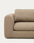 Divano Vera 4 posti con chaise longue destra marrone chiaro 322 cm FSC Mix Credit
