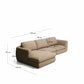 Divano Vera 4 posti con chaise longue sinistra marrone chiaro 322 cm FSC Mix Credit