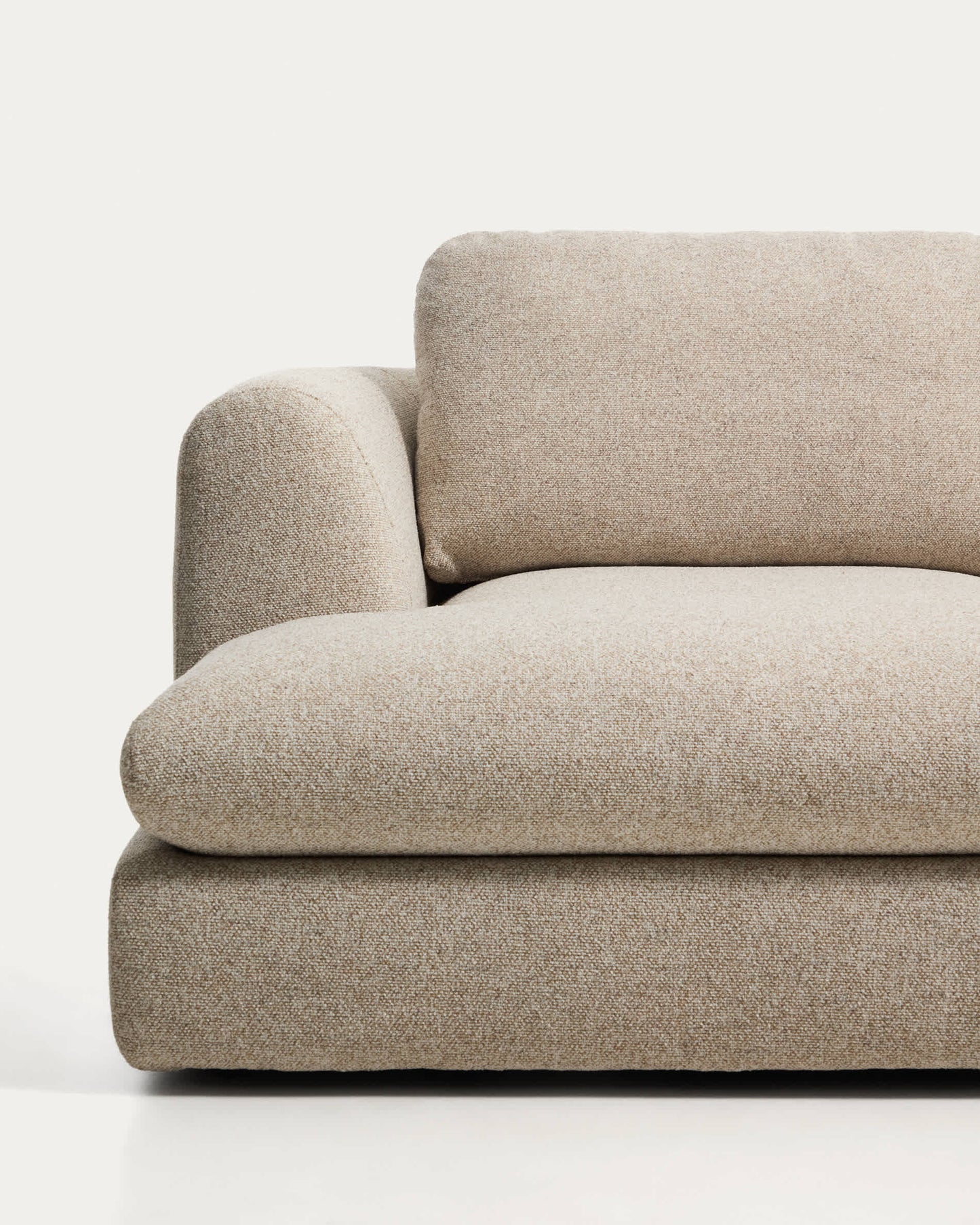 Divano Vera 4 posti con chaise longue sinistra beige 322 cm FSC Mix Credit