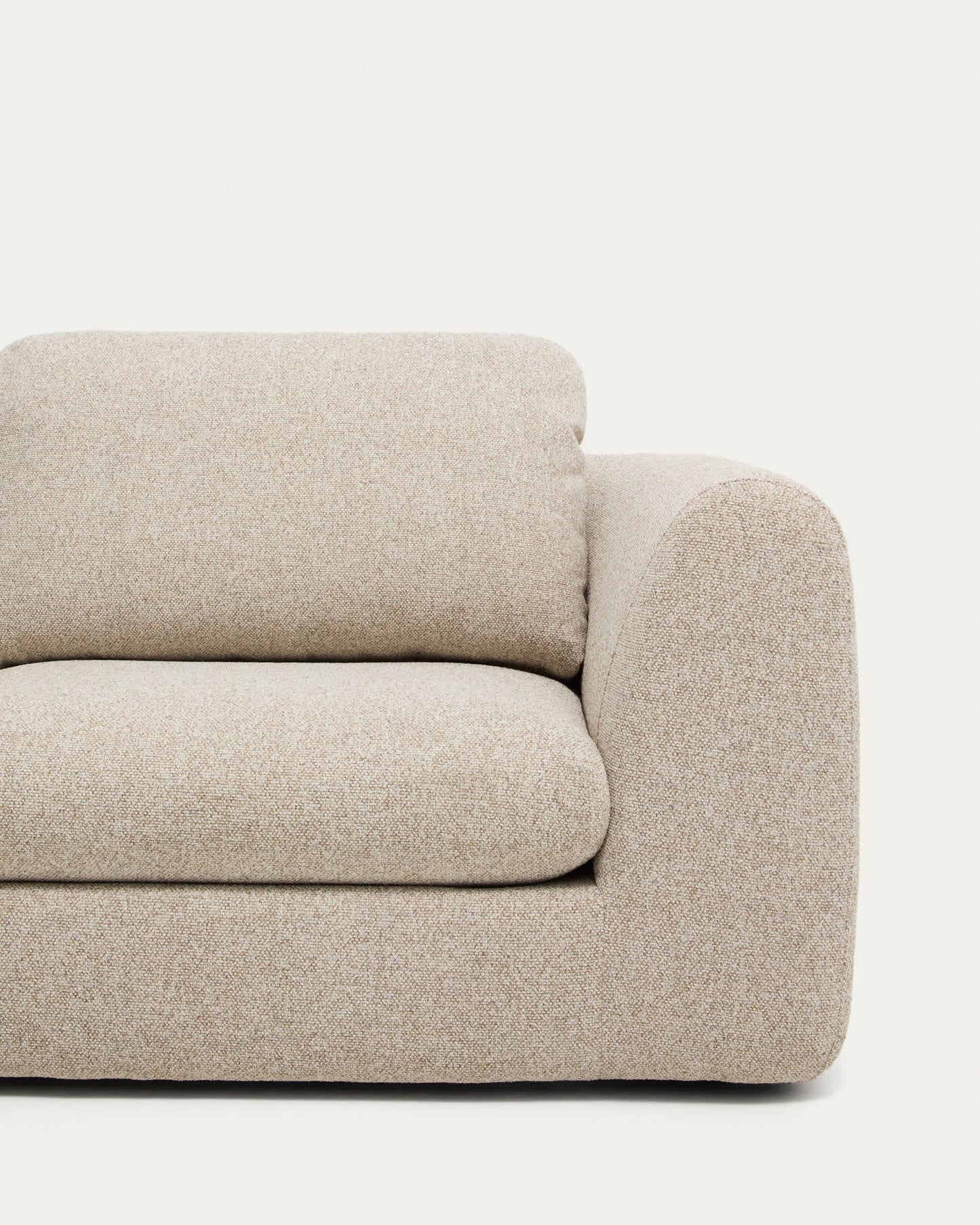 Divano Vera 4 posti con chaise longue sinistra beige 322 cm FSC Mix Credit