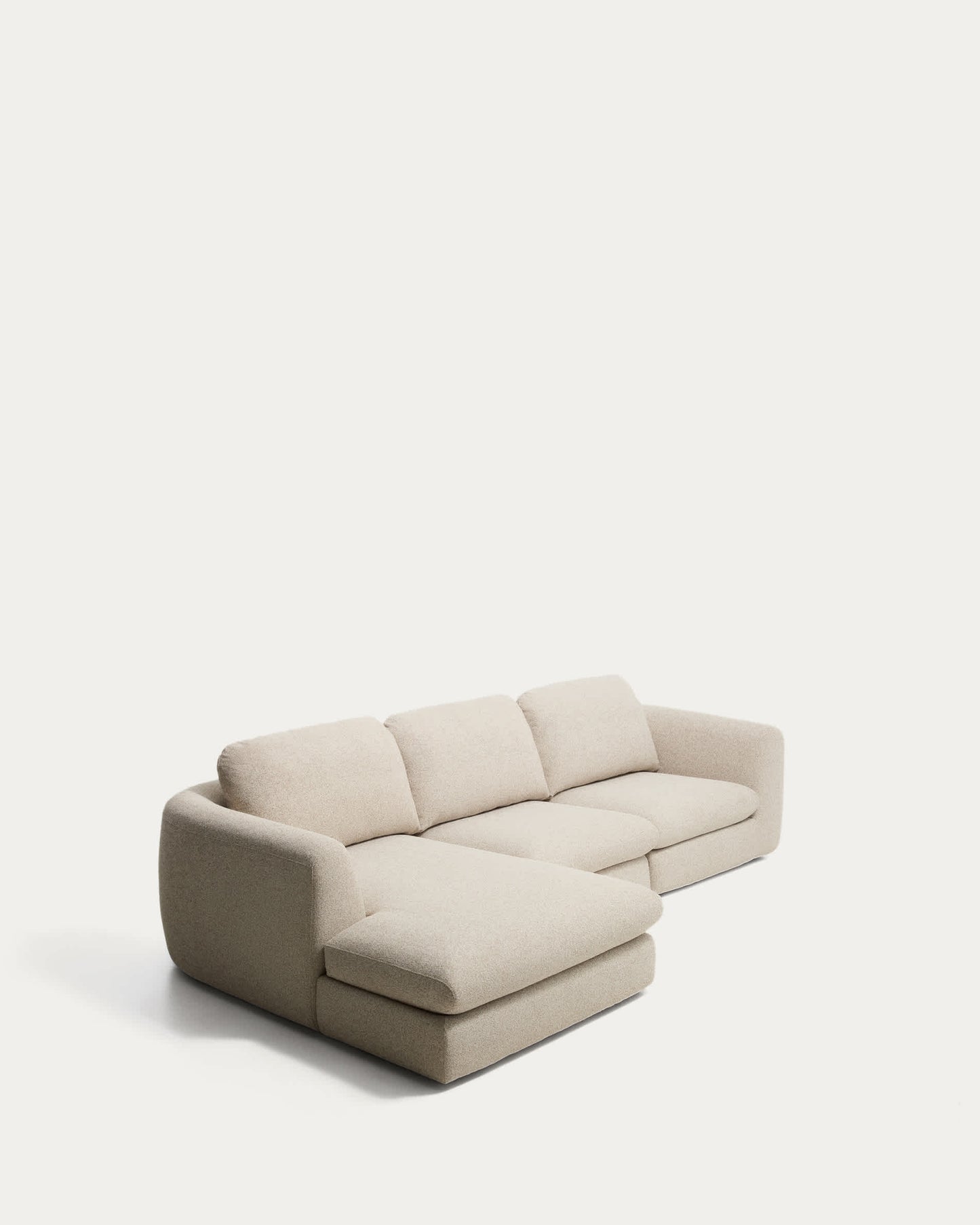 Divano Vera 4 posti con chaise longue sinistra beige 322 cm FSC Mix Credit