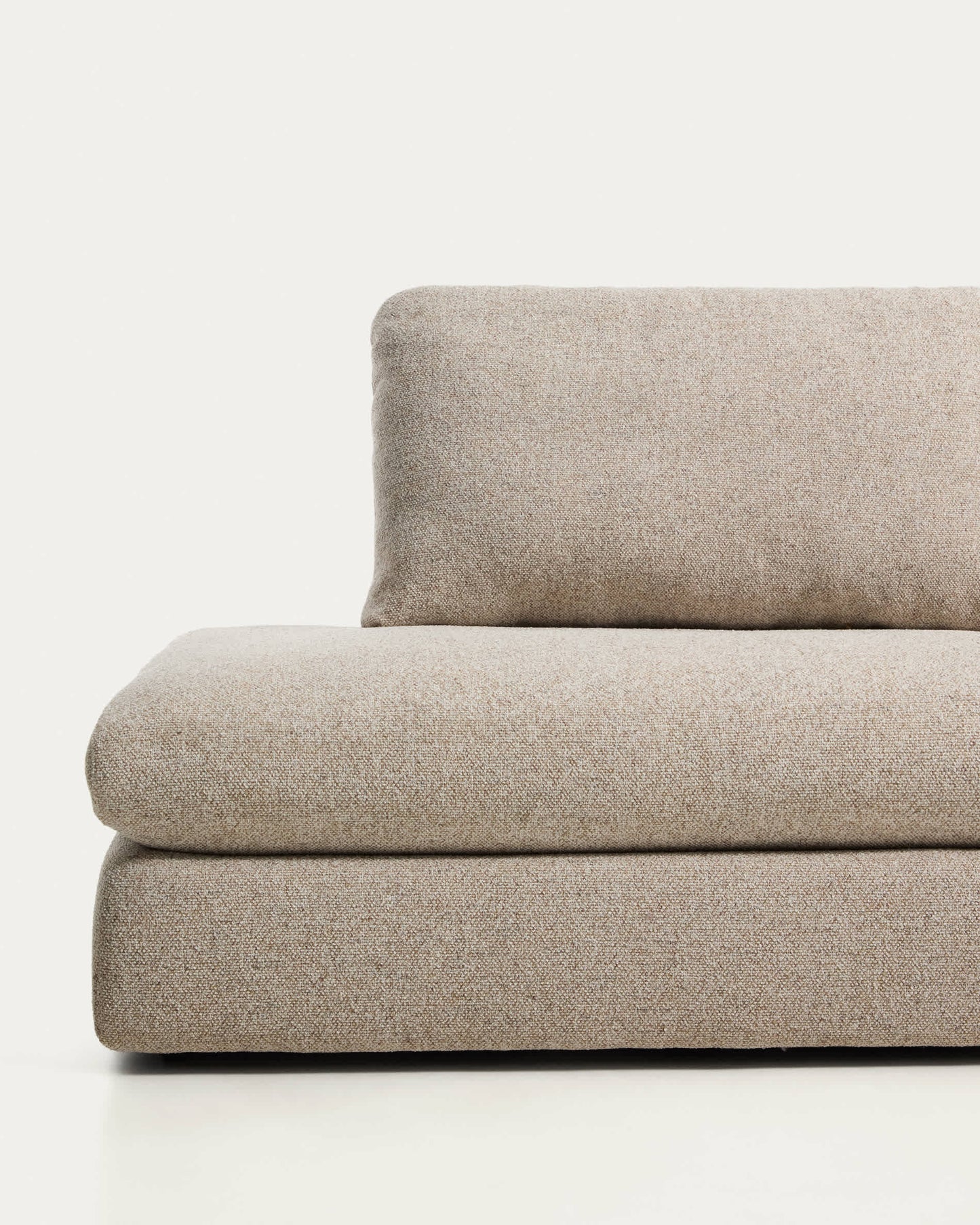 Divano Vera 4 posti con terminale sinistro beige 325 cm FSC Mix Credit