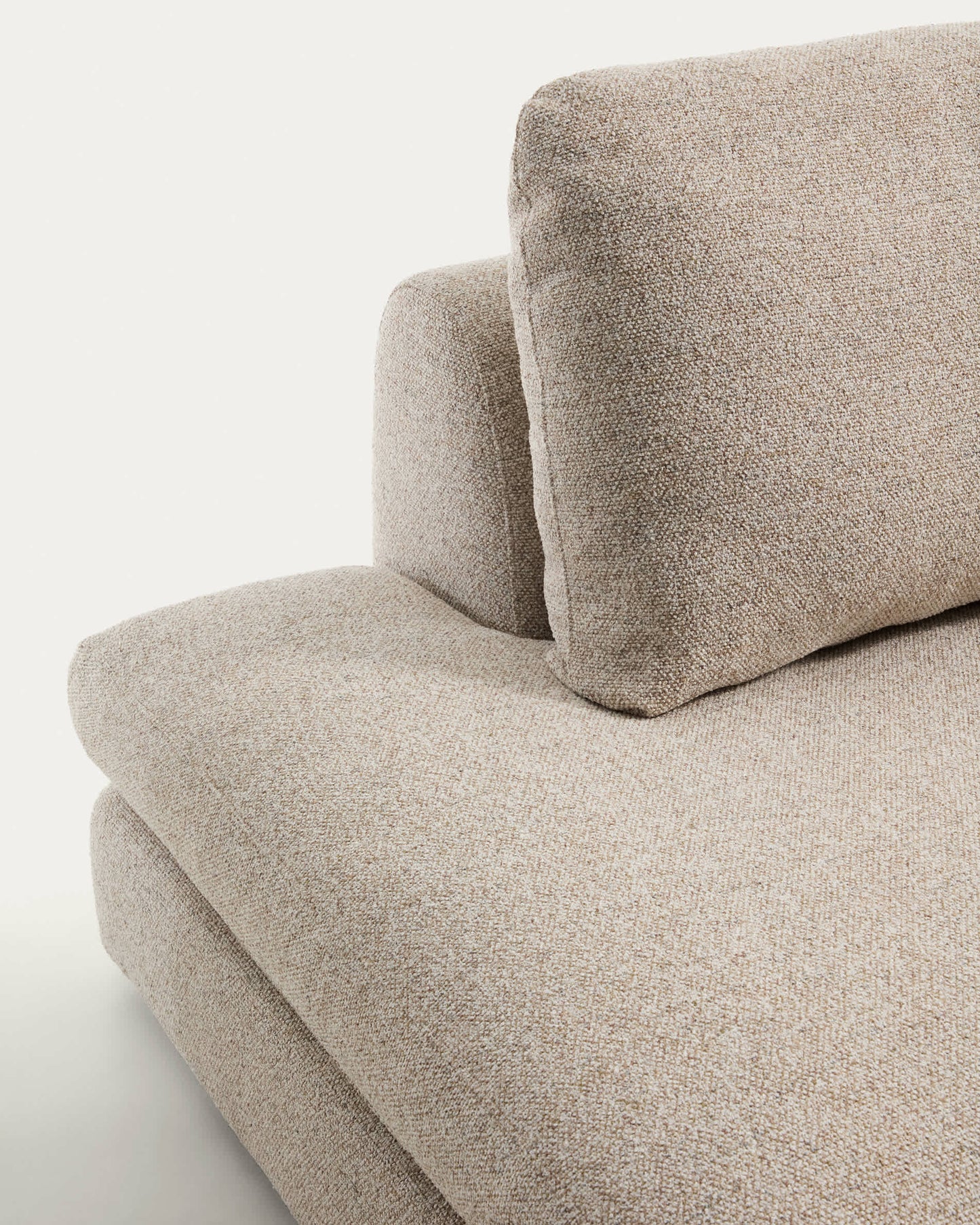 Divano Vera 4 posti con terminale sinistro beige 325 cm FSC Mix Credit