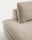 Divano Vera 4 posti con terminale sinistro beige 325 cm FSC Mix Credit
