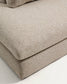 Divano Vera 4 posti con terminale sinistro beige 325 cm FSC Mix Credit