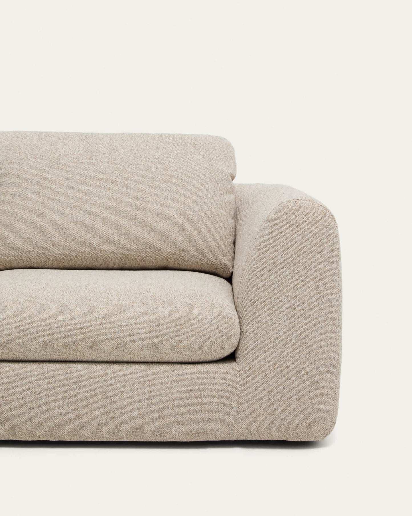 Divano Vera 4 posti con terminale sinistro beige 325 cm FSC Mix Credit