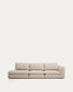 Divano Vera 4 posti con terminale sinistro beige 325 cm FSC Mix Credit