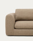 Divano Vera 4 posti con terminale destro marrone chiaro 322 cm FSC Mix Credit
