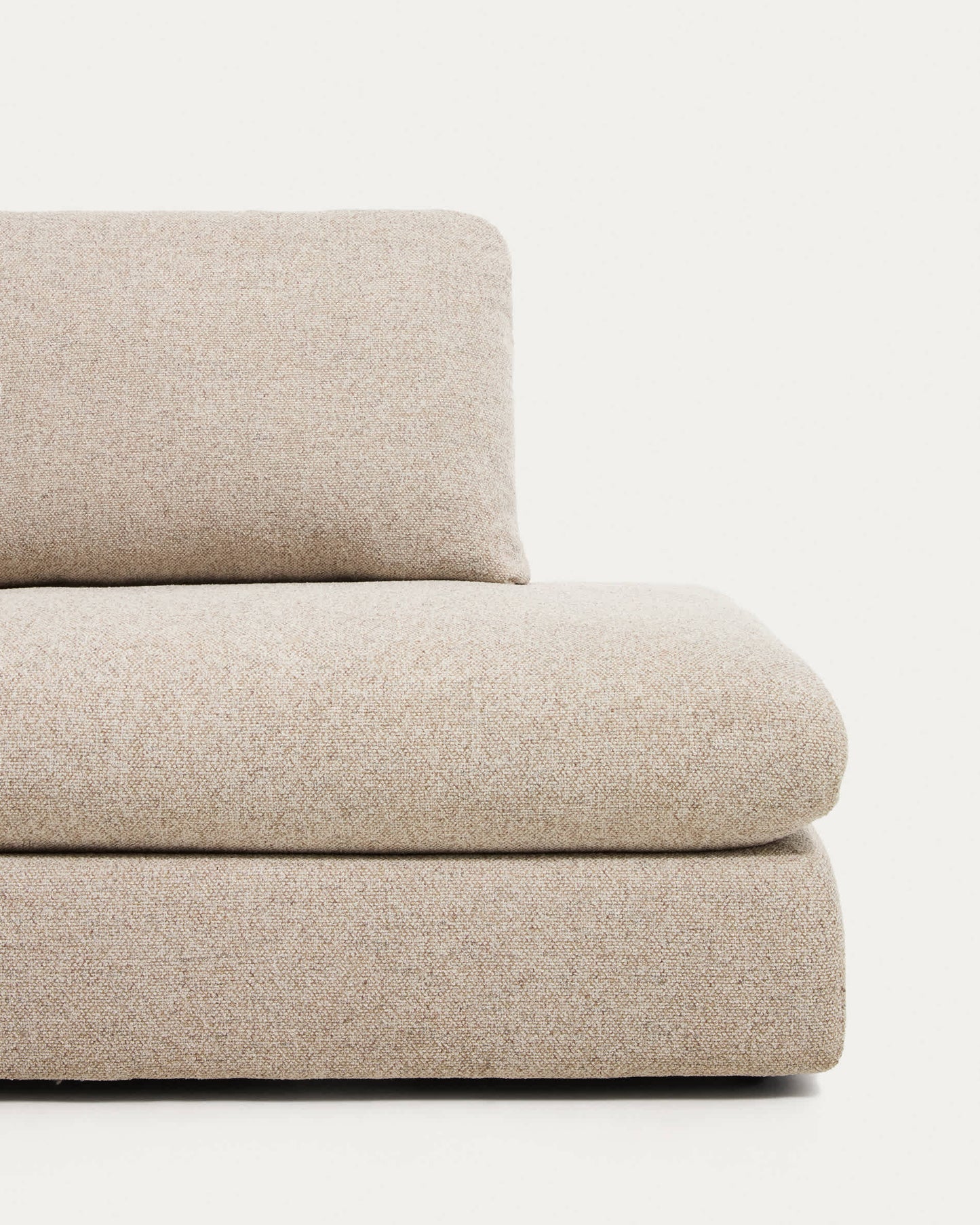 Divano Vera 4 posti con terminale destro beige 322 cm FSC Mix Credit