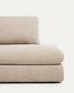 Divano Vera 4 posti con terminale destro beige 322 cm FSC Mix Credit