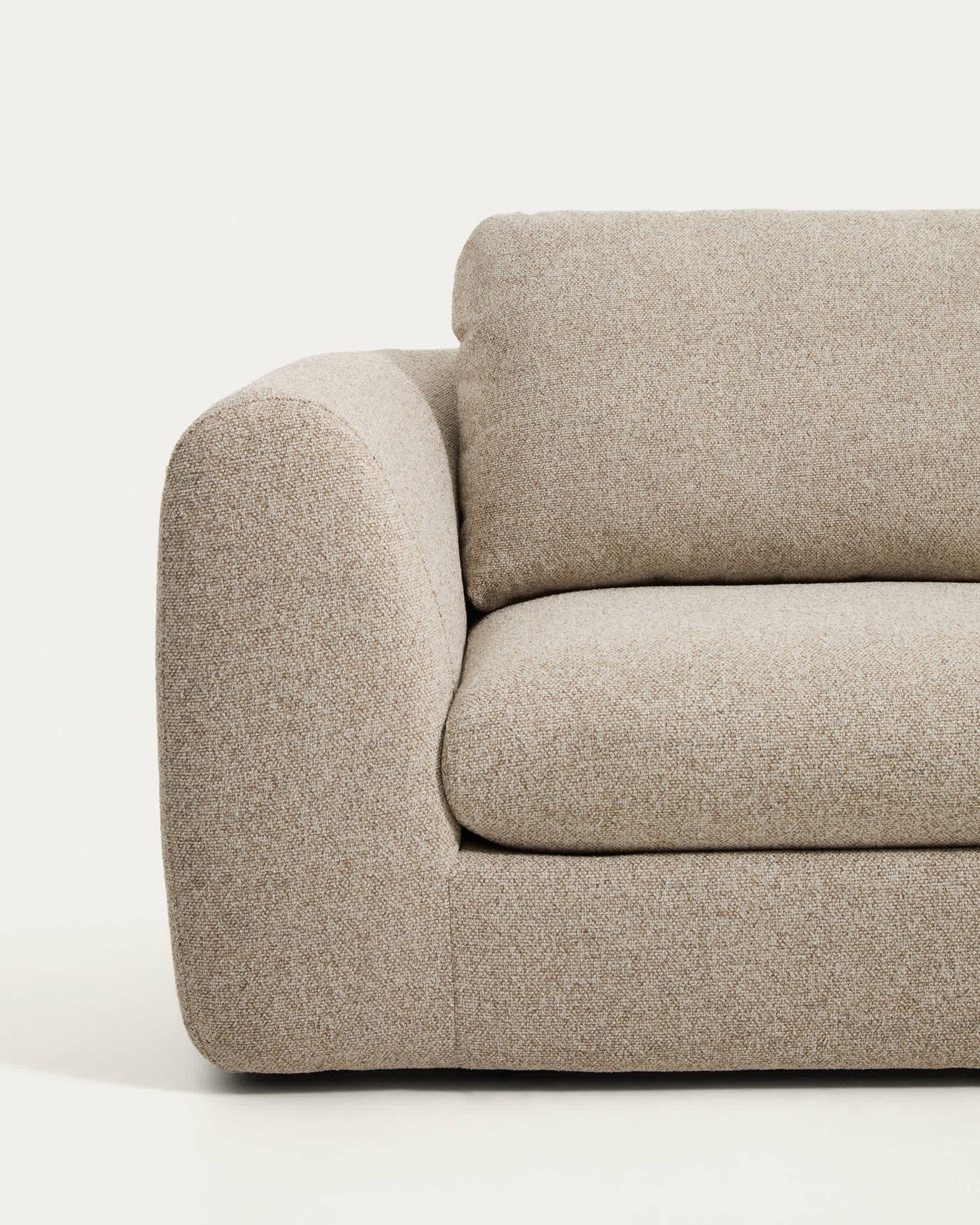 Divano Vera 4 posti con terminale destro beige 322 cm FSC Mix Credit