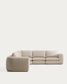 Divano ad angolo Vera 5 posti Beige 330 X 330 cm FSC Mix Credit