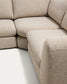 Divano ad angolo Vera 5 posti con elemento terminale sinistro beige 245 X 330 cm FSC Mix Credit