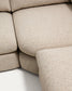Divano ad angolo Vera 5 posti con elemento terminale sinistro beige 245 X 330 cm FSC Mix Credit