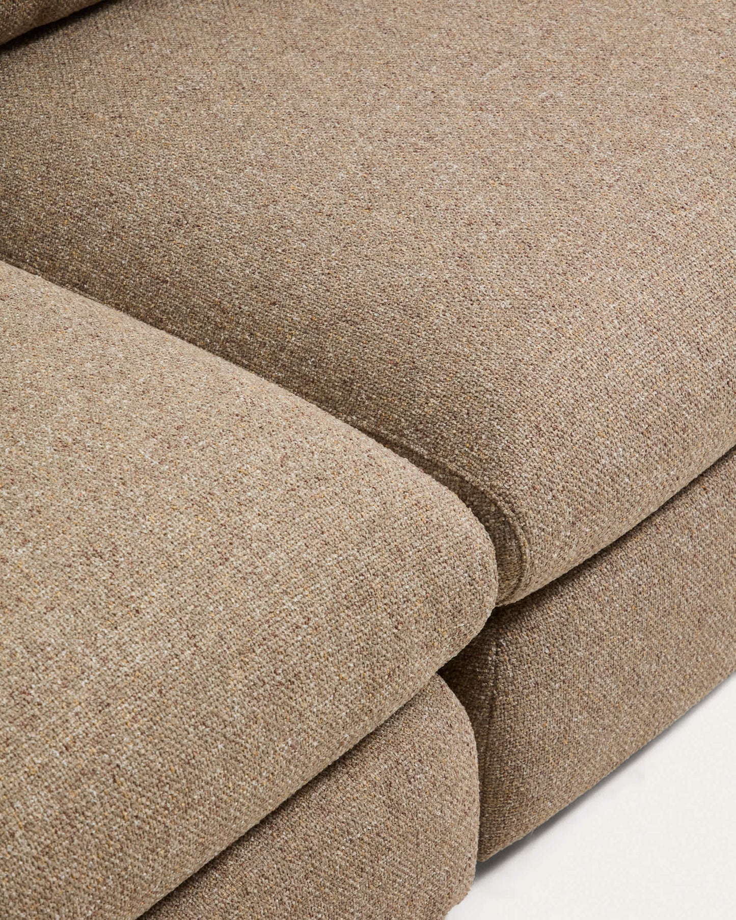 Divano Vera 4 posti marrone chiaro 320 cm FSC Mix Credit