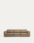 Divano Vera 4 posti marrone chiaro 320 cm FSC Mix Credit