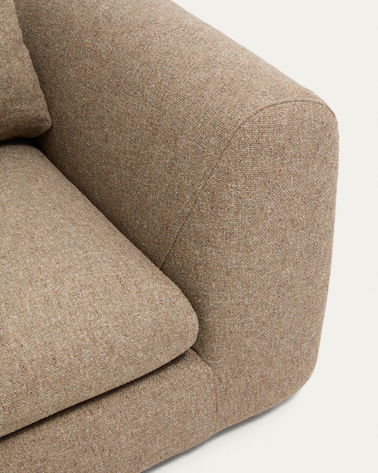 Divano Vera 6 posti marrone chiaro 410 cm FSC Mix Credit