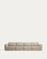 Divano Vera 6 posti beige 410 cm FSC Mix Credit