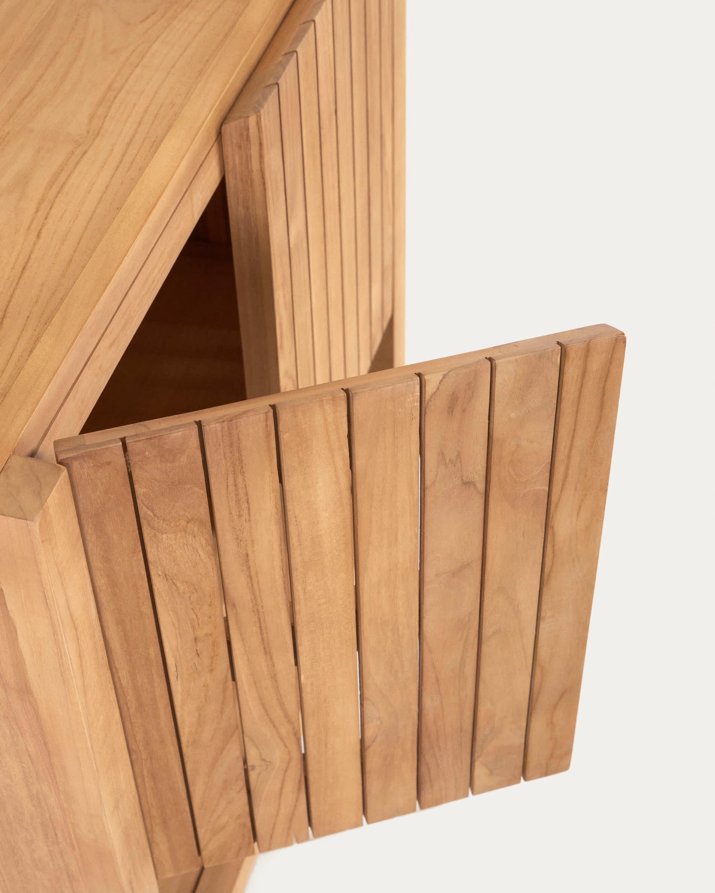Mobile bagno rettangolare Kuveni in legno massiccio di teak 70 x 50 cm