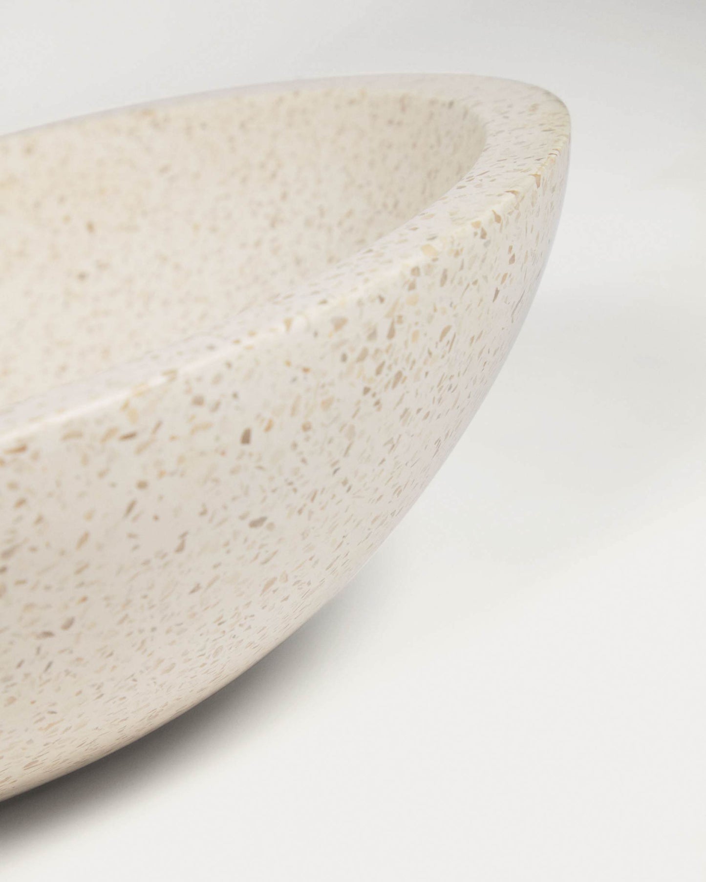 Lavabo Delina terrazzo bianco Ø 40 cm