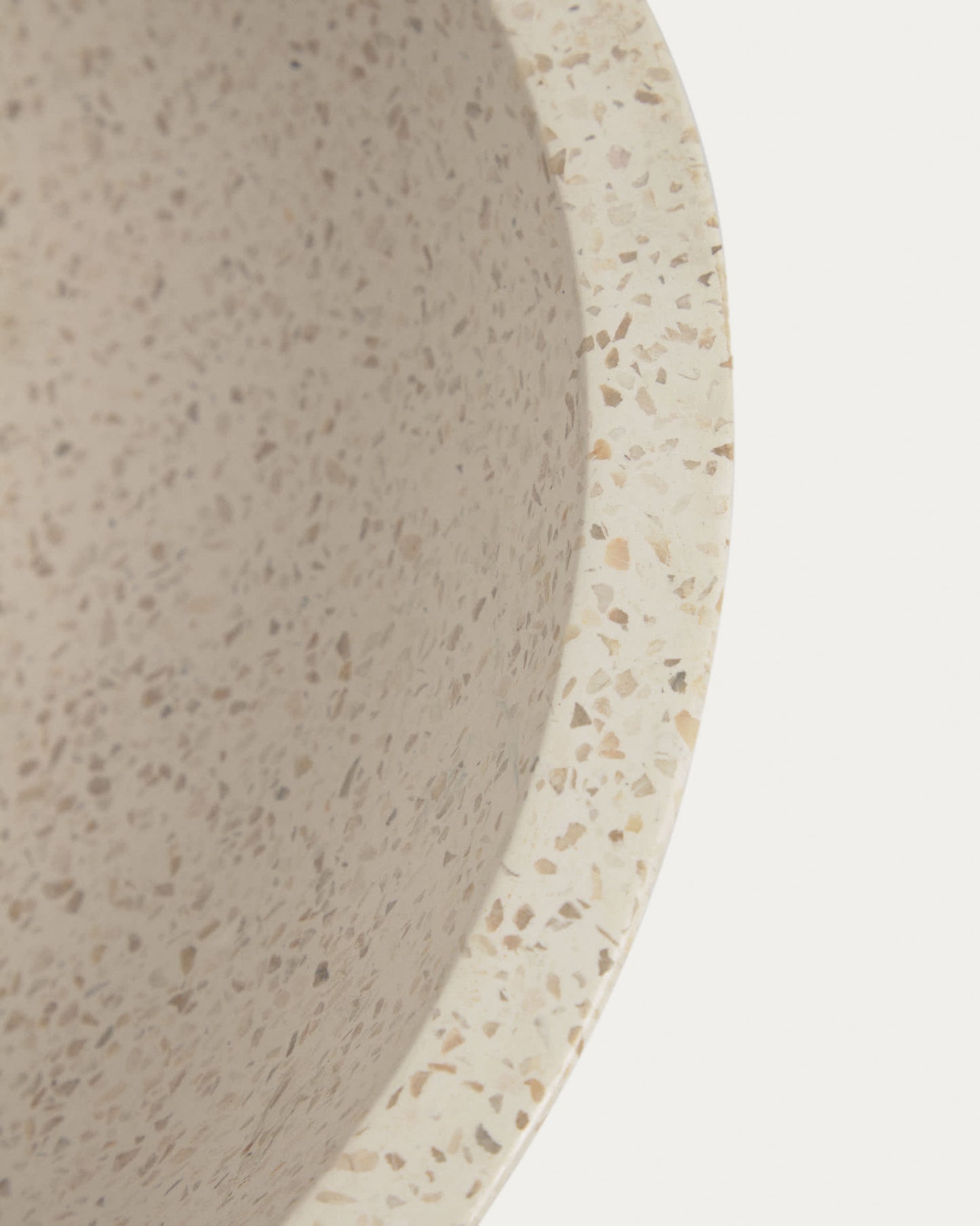 Lavabo Delina terrazzo bianco Ø 40 cm