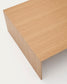 Tavolino salotto Litto impiallacciatura in rovere 140 x 70 cm