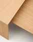 Tavolino salotto Litto impiallacciatura in rovere 140 x 70 cm