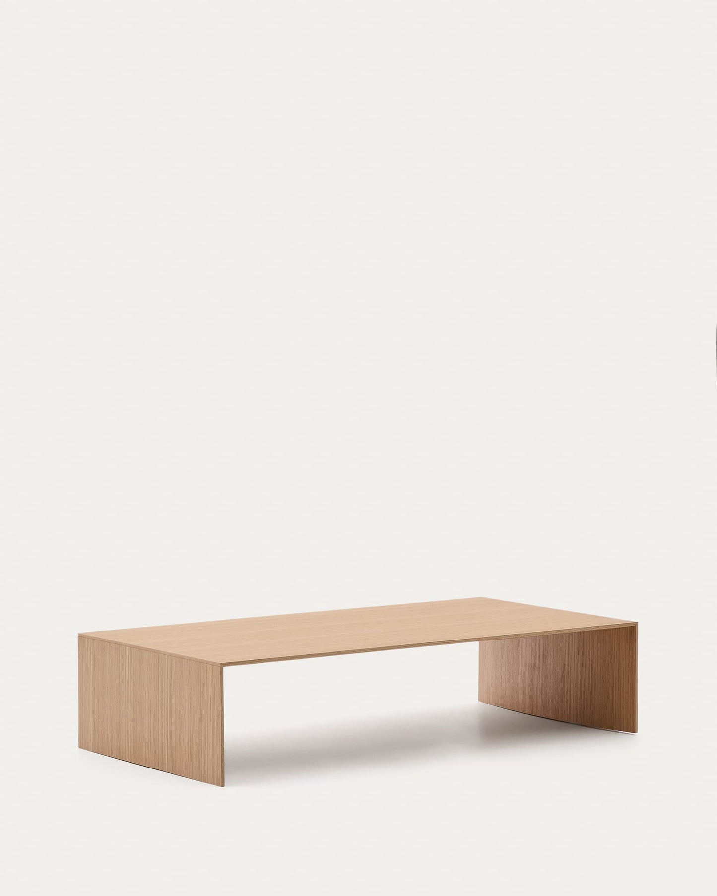 Tavolino salotto Litto impiallacciatura in rovere 140 x 70 cm