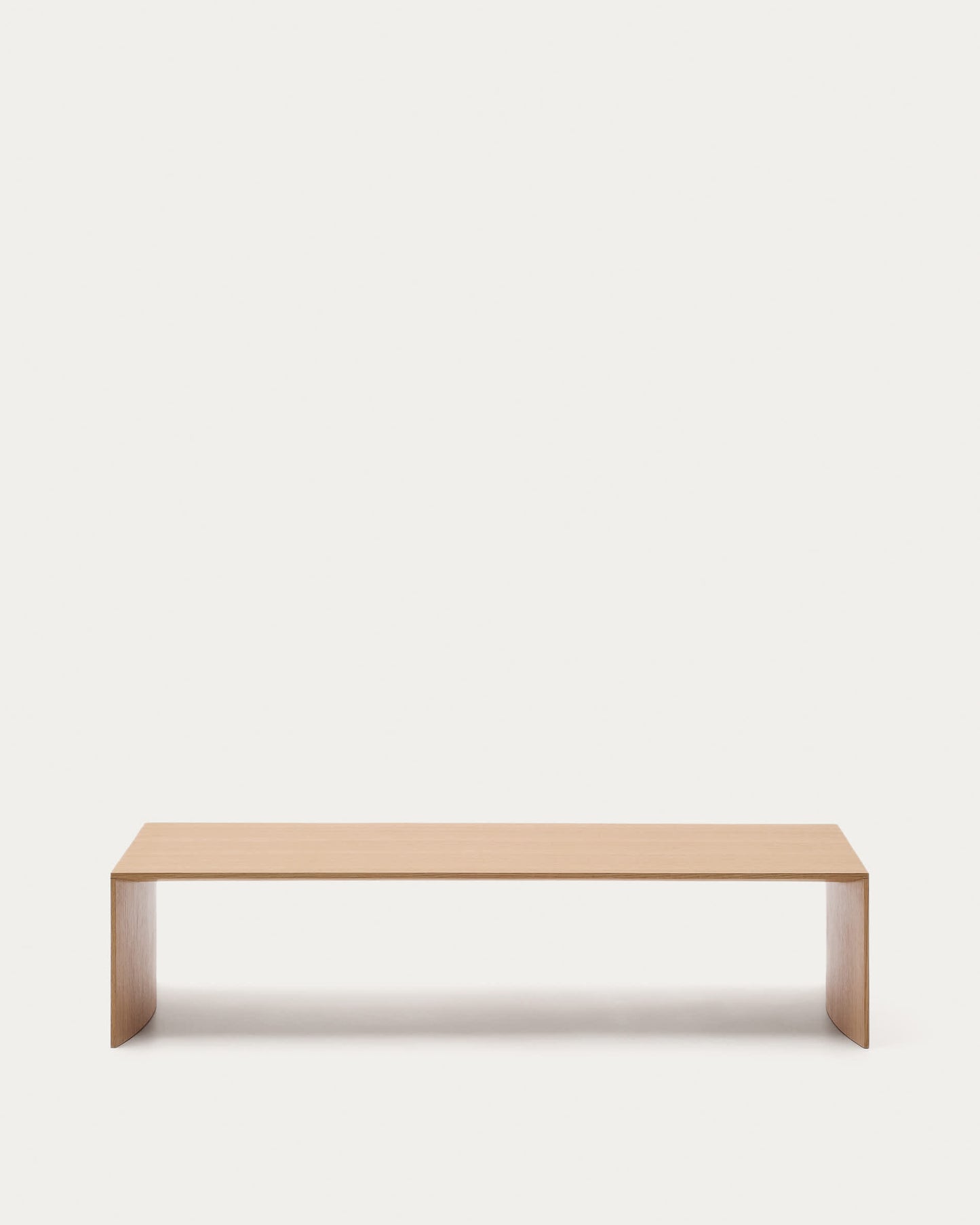 Tavolino salotto Litto impiallacciatura in rovere 140 x 70 cm