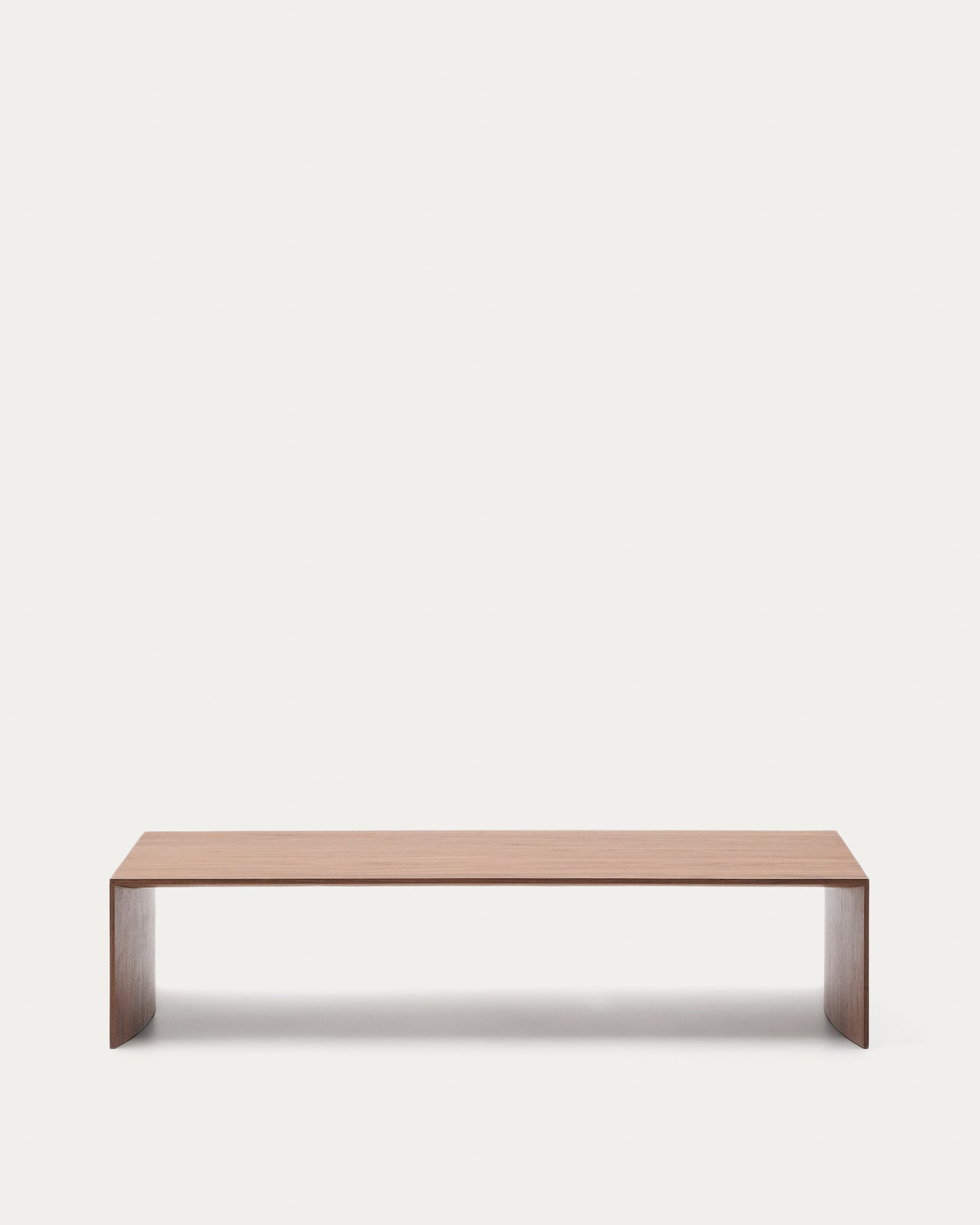Tavolino salotto Litto impiallacciatura in noce 140 x 70 cm