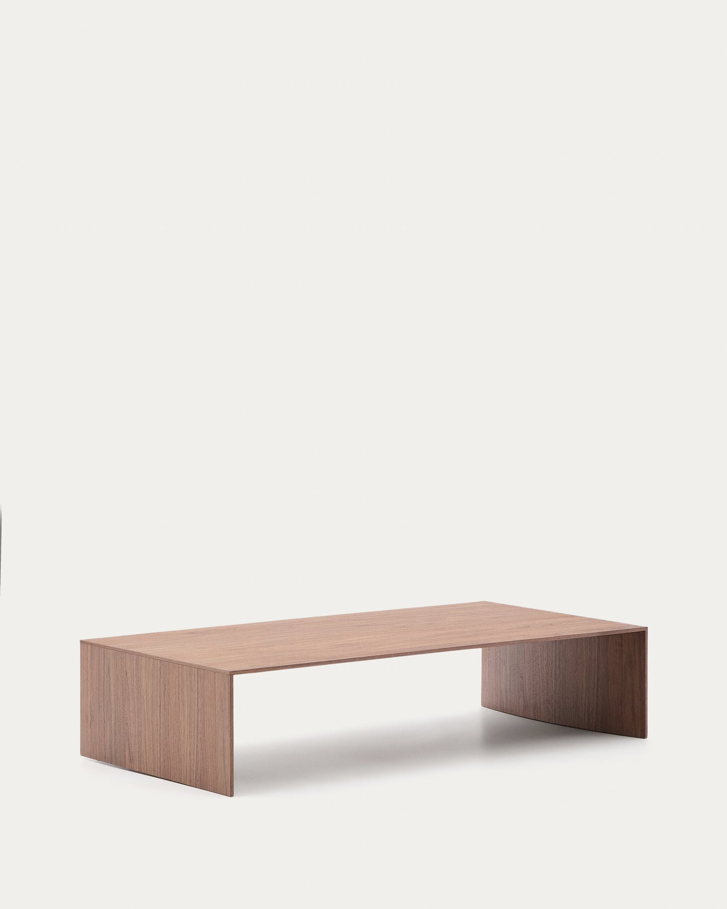 Tavolino salotto Litto impiallacciatura in noce 140 x 70 cm