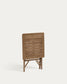Tavolo pieghevole Dandara in legno massiccio di acacia 66 x 66 cm