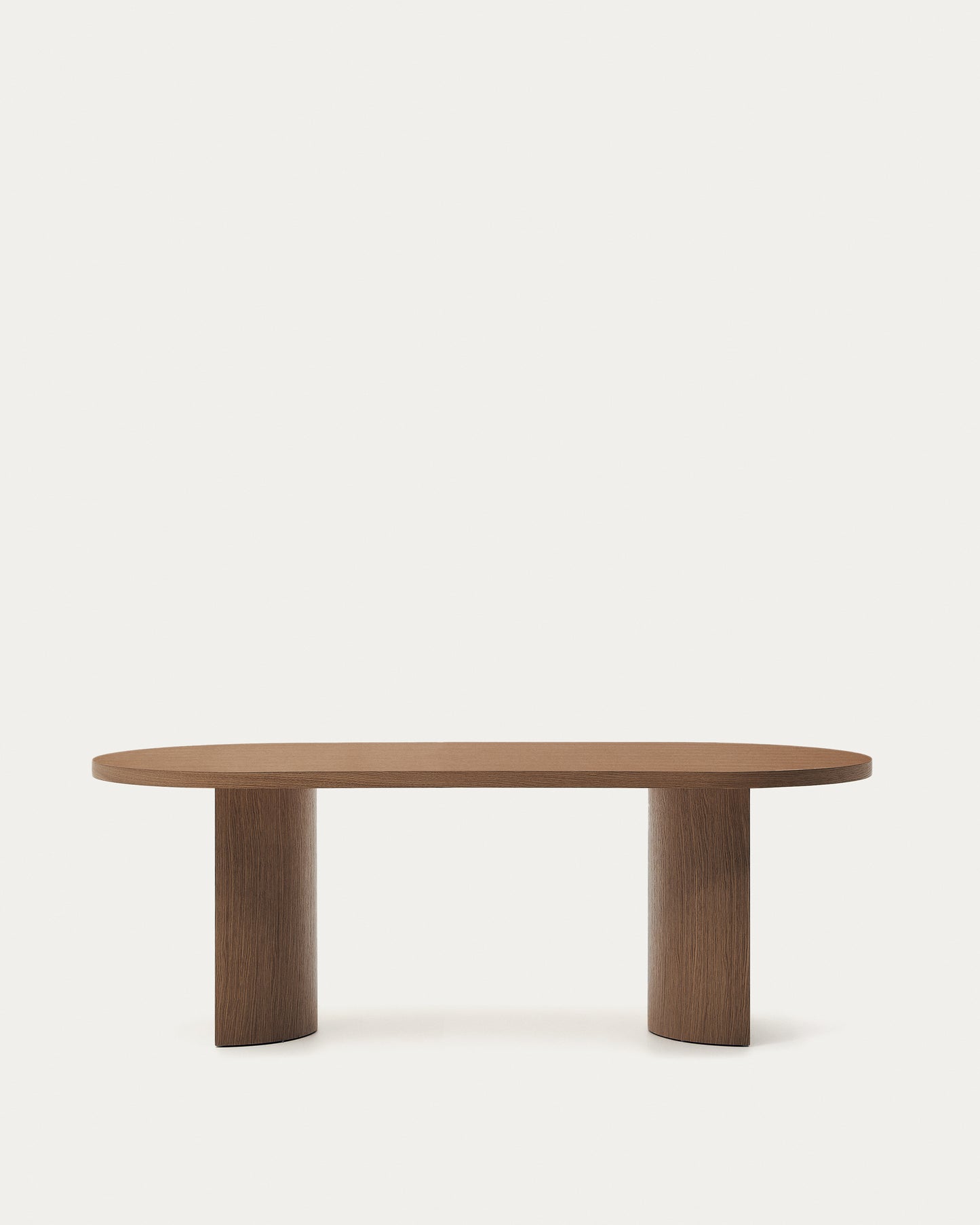 Tavolo Nealy con impiallacciatura in noce e finitura scura 200 x 100 cm