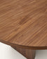 Tavolo Nealy con impiallacciatura in noce e finitura scura 240 x 100 cm