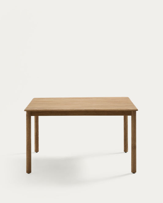 Tavolo Sori in legno massiccio di acacia 135 x 135 cm
