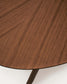 Tavolo Naanim in impiallacciatura di noce 180 x 110 cm