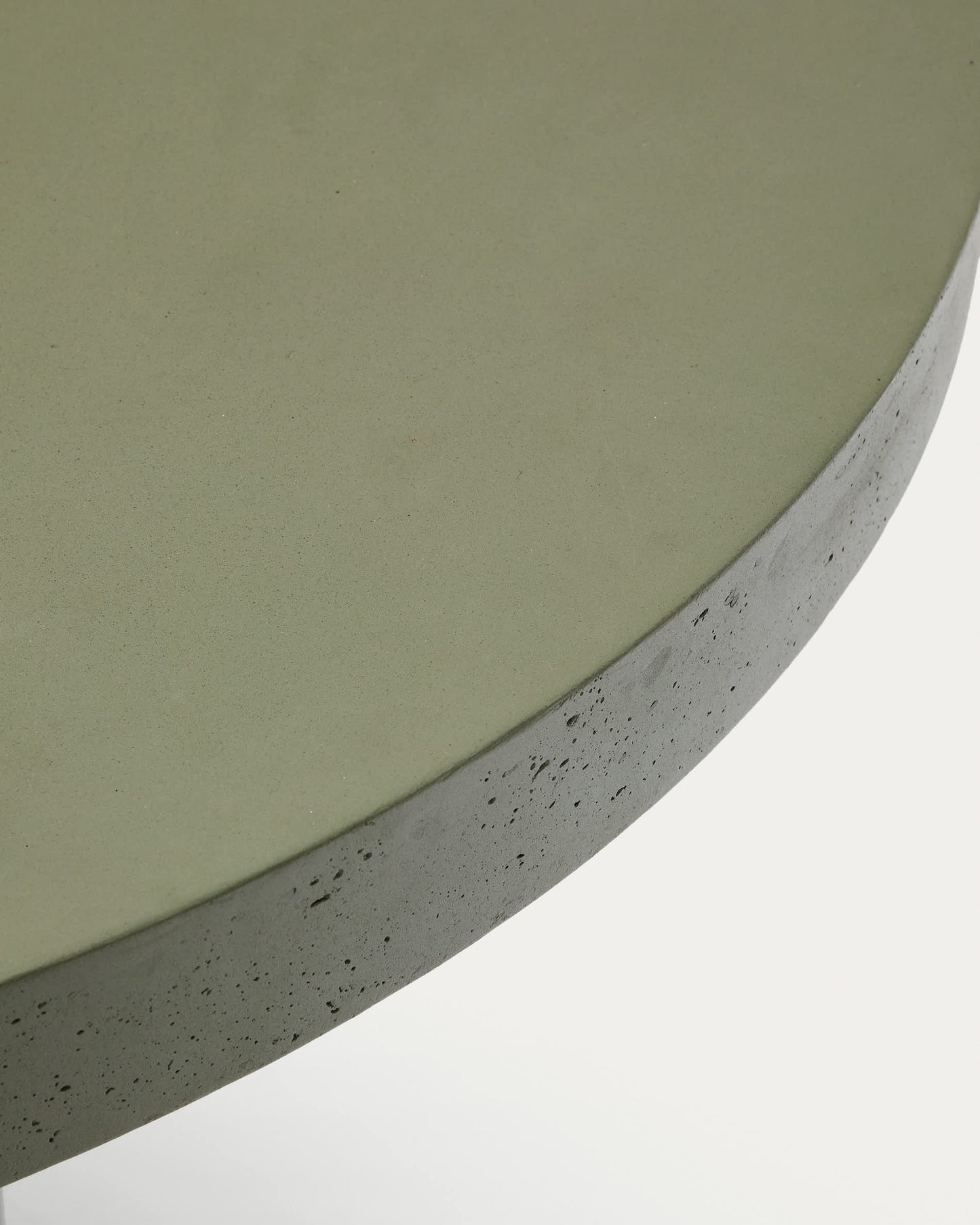 Tavolo rotondo Aiguablava in cemento verde Ø 120 cm