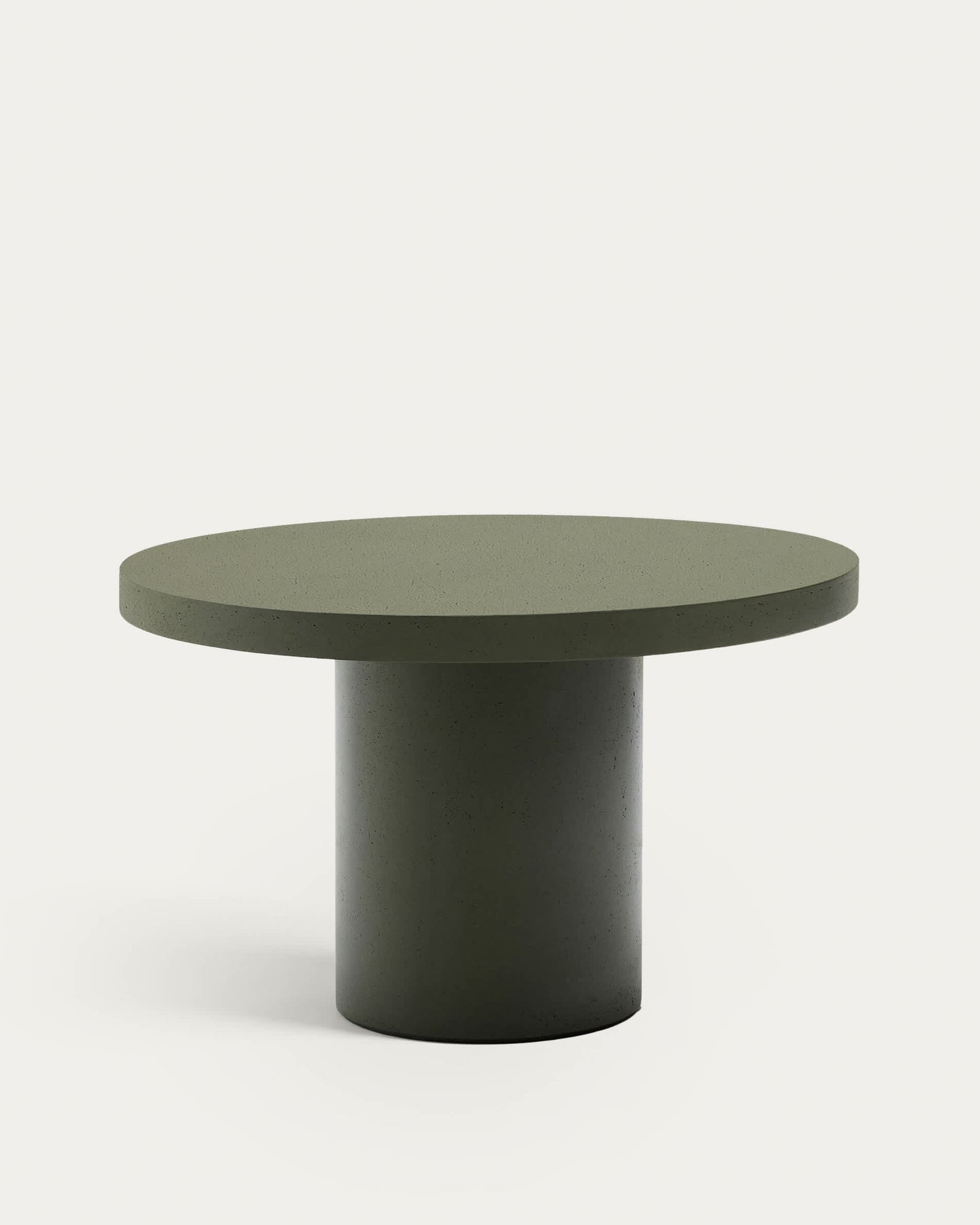 Tavolo rotondo Aiguablava in cemento verde Ø 120 cm