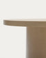 Tavolo rotondo Aiguablava in cemento beige Ø 120 cm