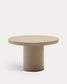 Tavolo rotondo Aiguablava in cemento beige Ø 120 cm